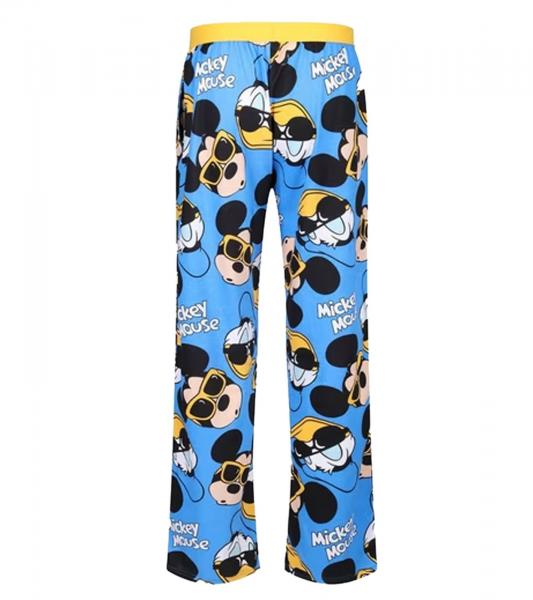 RE:COVERED X Disney Mickey Mouse and Donald Duck Loungepants Herren Schlafanzug-Hose Stylische und bequeme Baumwoll Pyjama-Hose RCDIF2105 B
