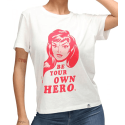 RE:COVERED X MARVEL Damen T-Shirt mit 