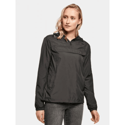 schlichte Build Your Brand Damen Jacke Kapuze 78 g/m² Schwarz