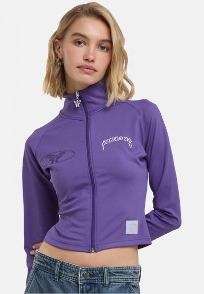 schlichte Felicious Damen Jacke Stretch Flieder-Violett