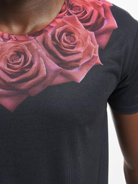 Sik Silk Rose T-Shirt schwarz