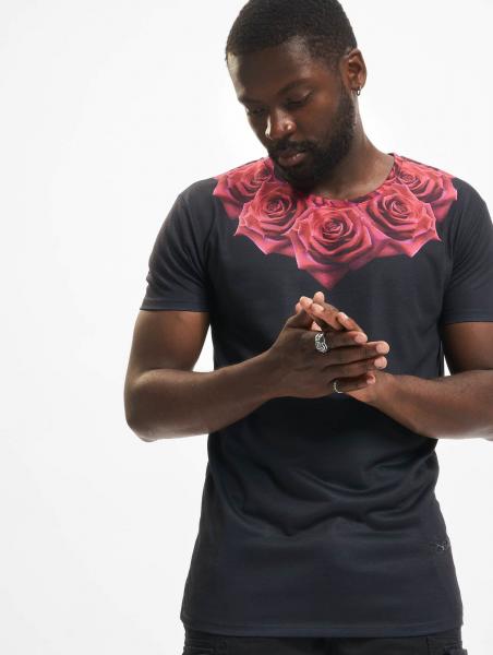Sik Silk Rose T-Shirt schwarz