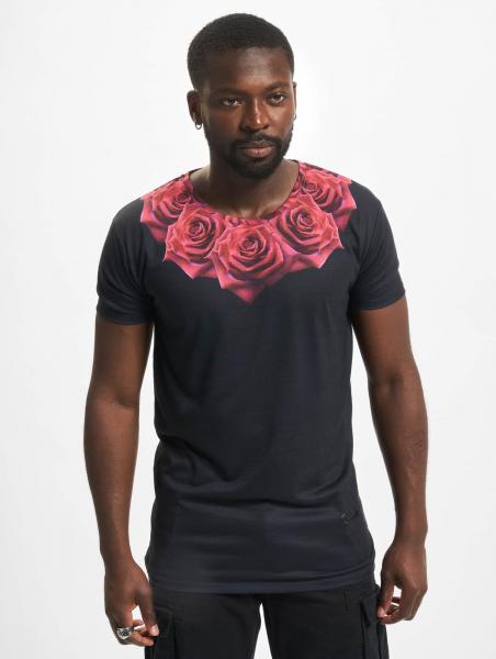 Sik Silk Rose T-Shirt schwarz