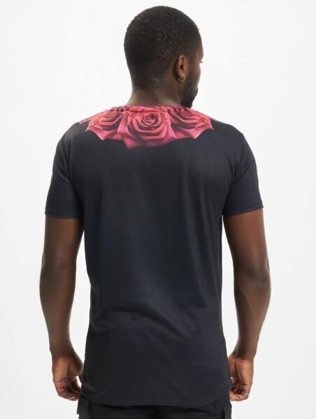 Sik Silk Rose T-Shirt schwarz
