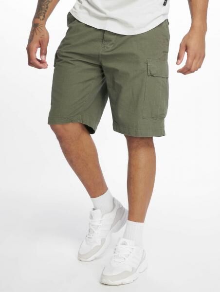 sommerliche Brandit Herren Shorts Taschen mit Baumwolle Khaki