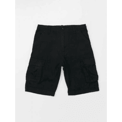 sommerliche Brandit Unisex Shorts Kordelzug Reißverschluss Schwarz