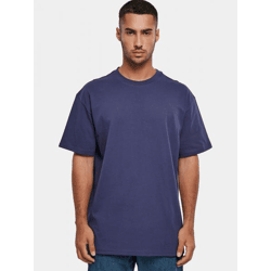 sportliches Build Your Brand Herren T-Shirt Oversize 240 g/m² mit Baumwolle Blau