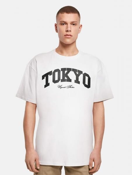 sportliches Mister Tee Herren T-Shirt 240 g/m&sup2; mit Baumwolle Wei&szlig;
