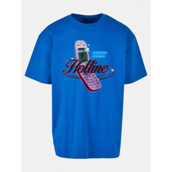 sportliches Mister Tee Herren T-Shirt Oversize mit Baumwolle Blau