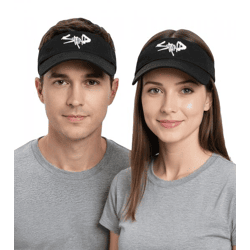 Staind Unisex Visor-Cap stylische Baumwoll-Cap Sonne-Blende Freizeit-Cap 1611ST Schwarz