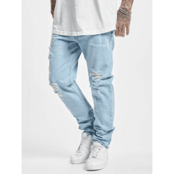 stylische 2Y Premium Herren Jeans Skinny Fit Hell-Blau