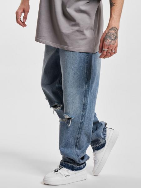 stylische Karl Kani Herren Jeans mit Baumwolle Blau