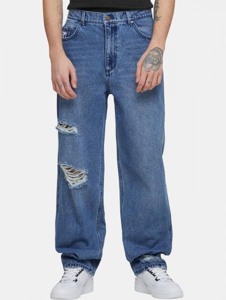 stylische Karl Kani Herren Jeans mit Baumwolle Blau