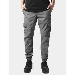 stylische URBAN CLASSICS Herren Jeans Kordelzug Taschen 320 g/m² mit Baumwolle Anthrazit