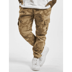 Stylish Urban Classics Men's Stretch Jeans with Pockets, 312 g/m², Cotton Camouflage