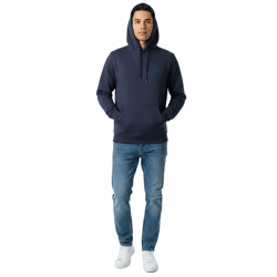 weicher ON THAT ASS Arcano Hoodie Herren Baumwoll-Sweater mit Fleece-Innenfutter Navy-Blau