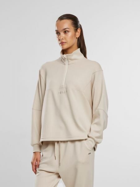 weiches aim'n Damen Sweatshirt Stretch Beige