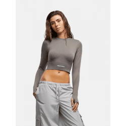 weiches PEGADOR Damen Sweatshirt Stretch 210 g/m² Grau