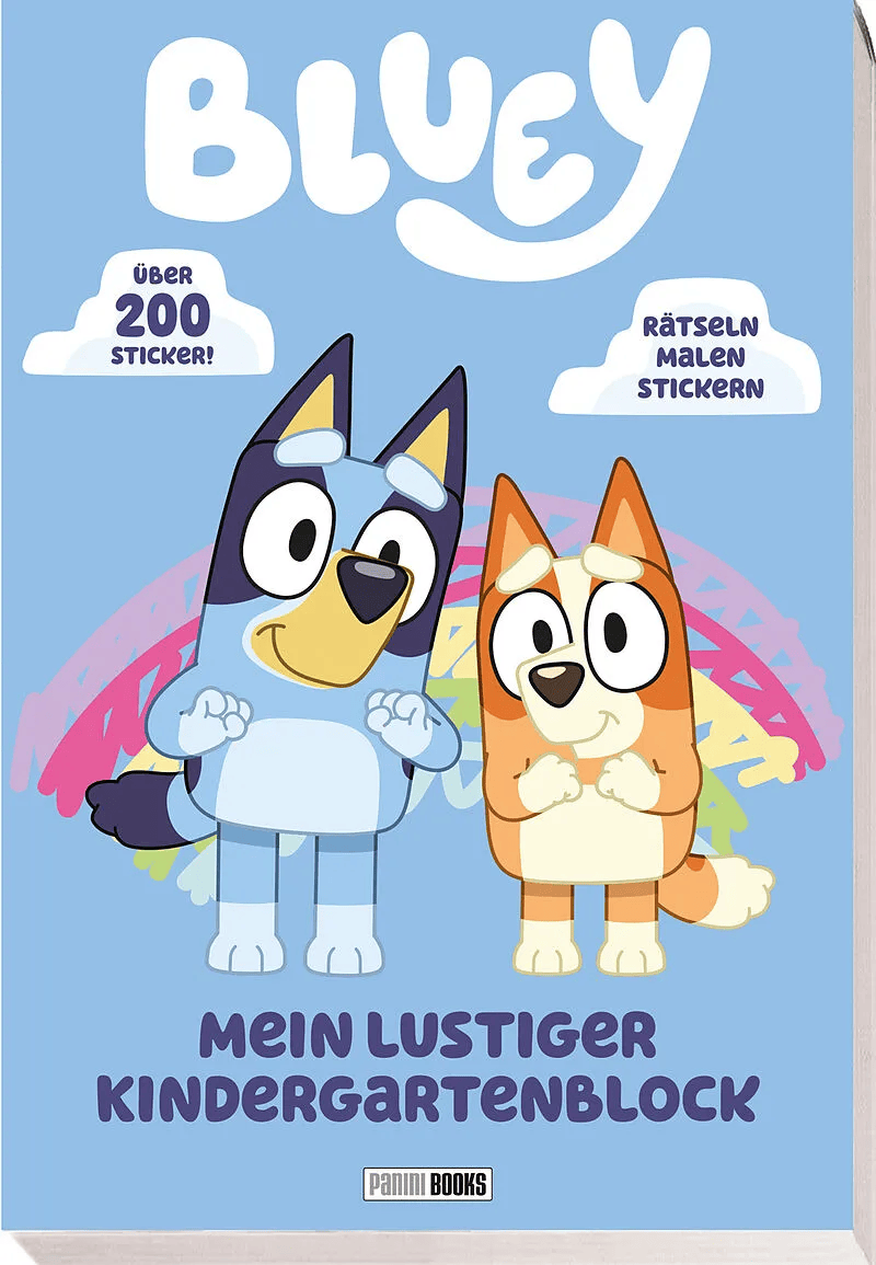 Bluey: Mein lustiger Kindergartenblock