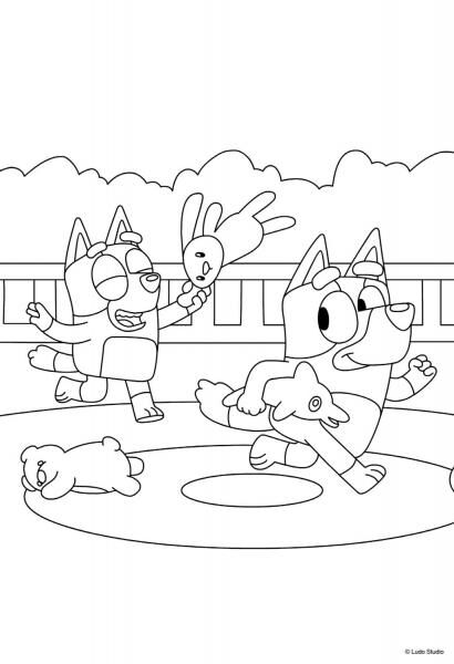 Bluey: Mein lustiger Kindergartenblock