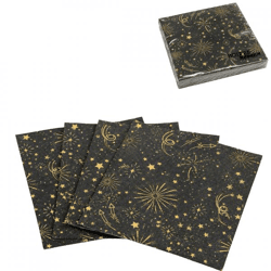 Boltze Servietten „Firework“, 33 x 33 cm, 3-lagig, 20 Stück