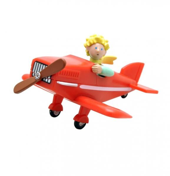 The Little Prince in an airplane - collectible figure