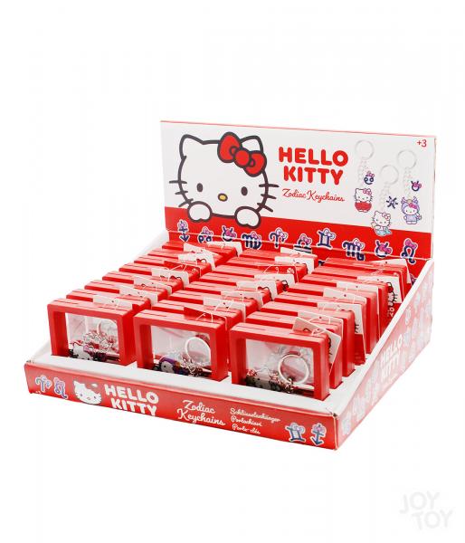 Hello Kitty - Sternzeichen Schl&uuml;sselanh&auml;nger sortiert - 24er Display