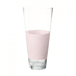 J-Line Vase Delph Glas hellrosa 45 cm