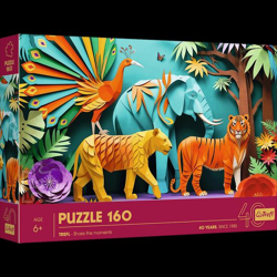 Jubiläum - Dschungel - Premium Puzzle 160 Teile