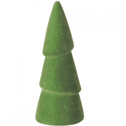 Weihnachtsbaum „Pavlo“, Keramik, grün, 23 cm