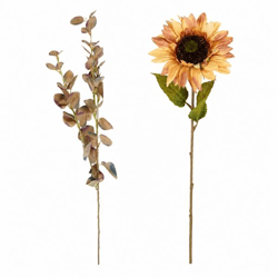 Kunstblumen Herbst 77 cm, 2er-Set, gemischt