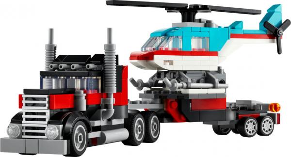 LEGO® 31146 Creator - Low loader with helicopter (270 pieces)