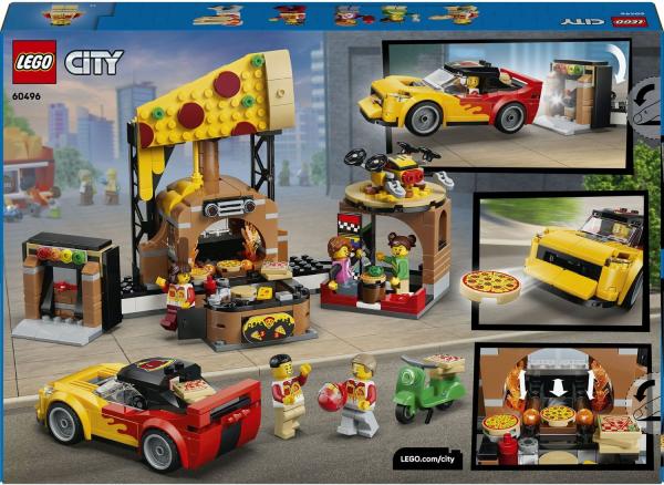 LEGO&reg; 60496 City - Pizza-Liefererlebnis mit Fahrzeugen (494 Teile)