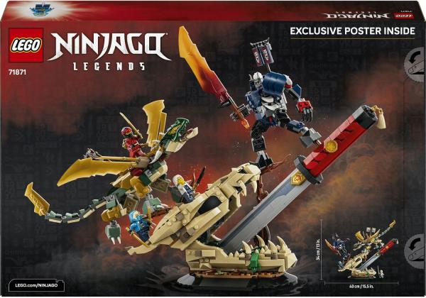 LEGO&reg; 71871 NINJAGO - Showdown auf der Drachenklinge (1016 Teile)