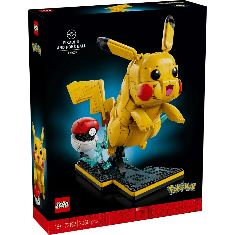 LEGO&reg; Pok&eacute;mon 72152 - Pikachu und Pok&eacute;ball (2050 Teile)