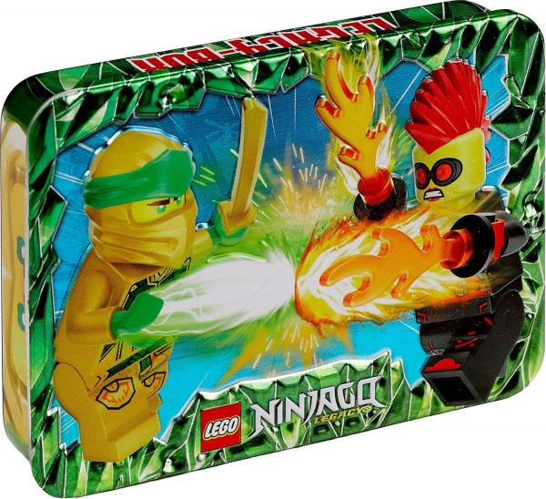 Ninjago Set - Tin Box + 4 Booster Pack 