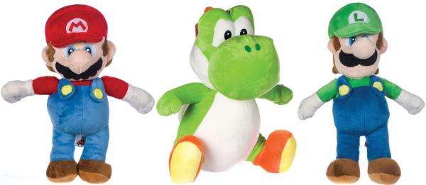 Nintendo - Super Mario plush assortment - 3 assorted
