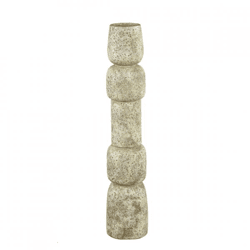 PTMD Terrina M Candle Holder, Cream, 70 cm
