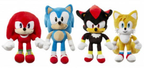 Sonic - Pl&uuml;sch - 4-fach sortiert - 28 cm