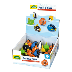 Spritztiere Fische, Display