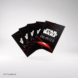 Star Wars: Unlimited Premium Art Sleeves Card Back Red