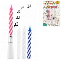 Tortenkerzen „Melody Happy Birthday“, 5-teilig