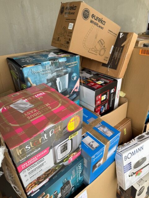 Amazon Returns Mixed Appliance Pallet - 39 Products | Grade B | Cleaning, Kitchen & Coffee