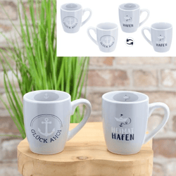 Maritim Mug, 2/set, 350 ml, bulbous, 9.5 cm H