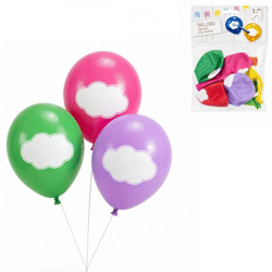 Beschriftbare Etiketten in Ballonform, 8 Stück