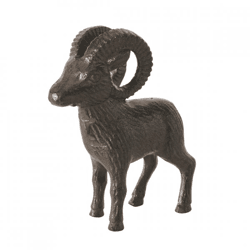 Boltze-Figur „Capricorn“, Metall, braun, 12 cm