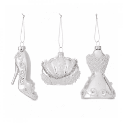 Boltze kersthanger Pimpy glas 12 cm 3 assorti