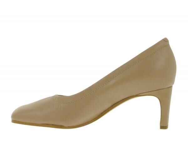 Clarks Seren 55 Soft Damen High-Heels Abend-Schuhe Echtleder-Schuhe Pumps 26166933 Beige