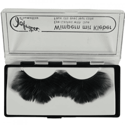 Jofrika Kosmetik künstliche Wimpern Federn schwarz 9,5 cm B-Wahl VE500