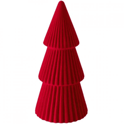 Kerstboom keramiek rood 25 cm